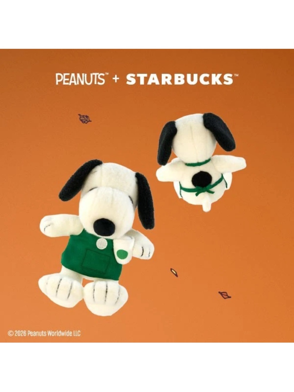 Peanuts x Starbucks Snoopy Plush 2026